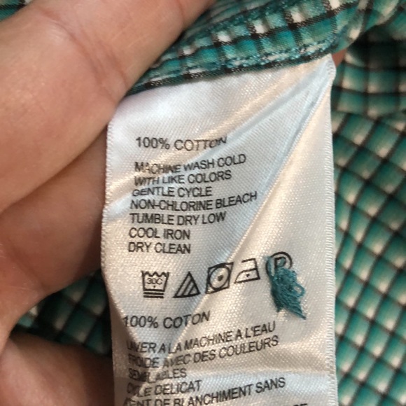 Like new! - TOMMY BAHAMA Jeans 100% Coton Island Modern Fit Button Down - Picture 7 of 8